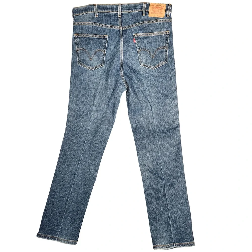 Levi's 550 Jeans‎ Men's 42X32 Blue Relaxed Fit Excellent Medium Wash Denim